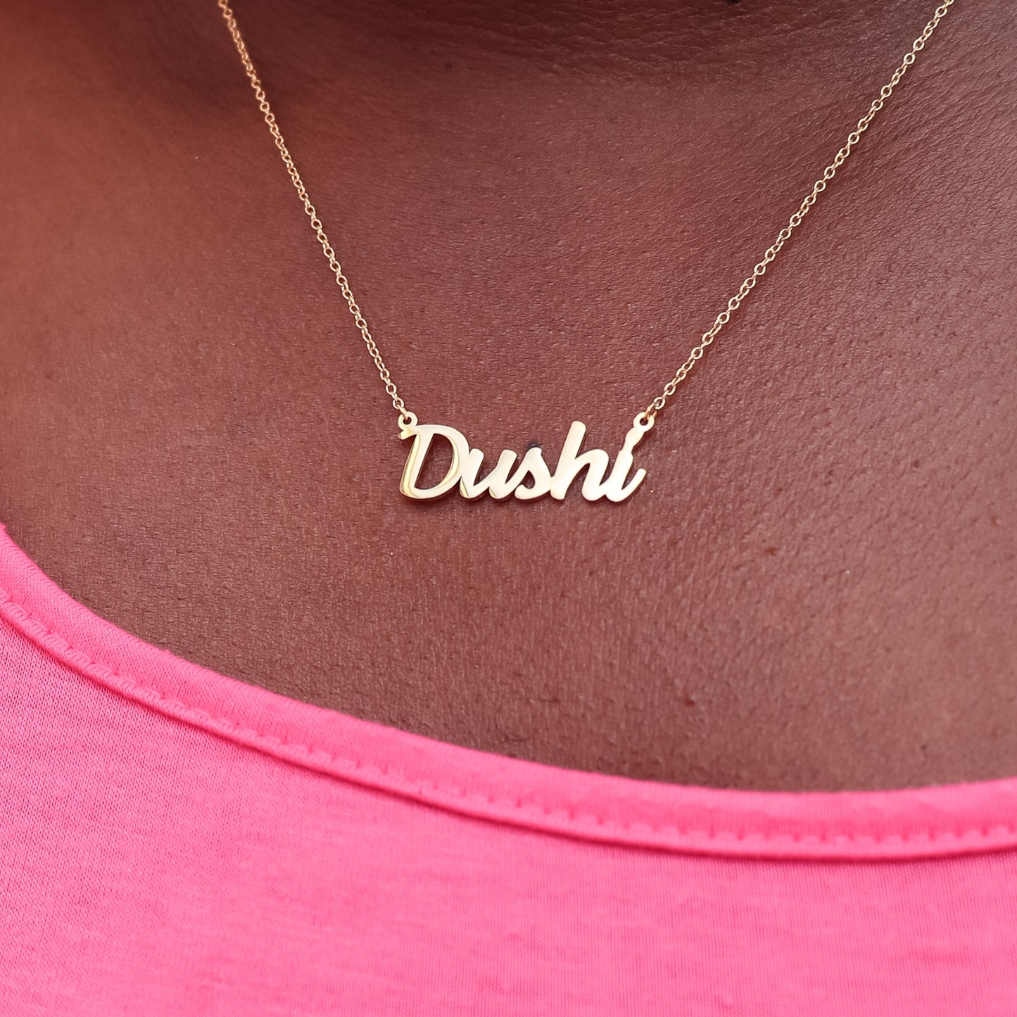 Necklace Dushi - gold & silver